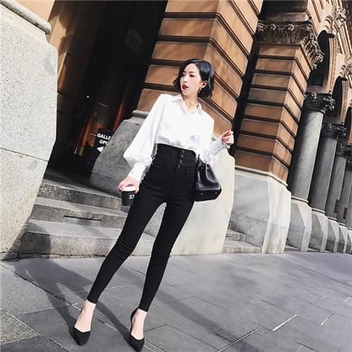 显瘦长裤